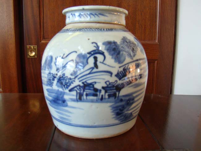 An early 19th century chinese Ginger Jar